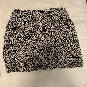 Shein Cheetah Print Skirt